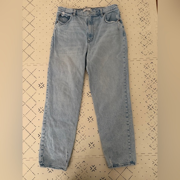 Abercrombie &‎ Fitch Ultra High Rise 90s Straight Jean 32/14R - Picture 2 of 8